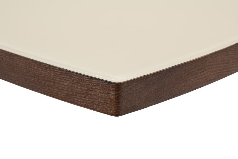 Стол деревянный обеденный раздвижной KANSAS – Прямоугольный AERO, цвет венге, стекло крем шелк, размер 140 (+40) 21943 - фото 9
