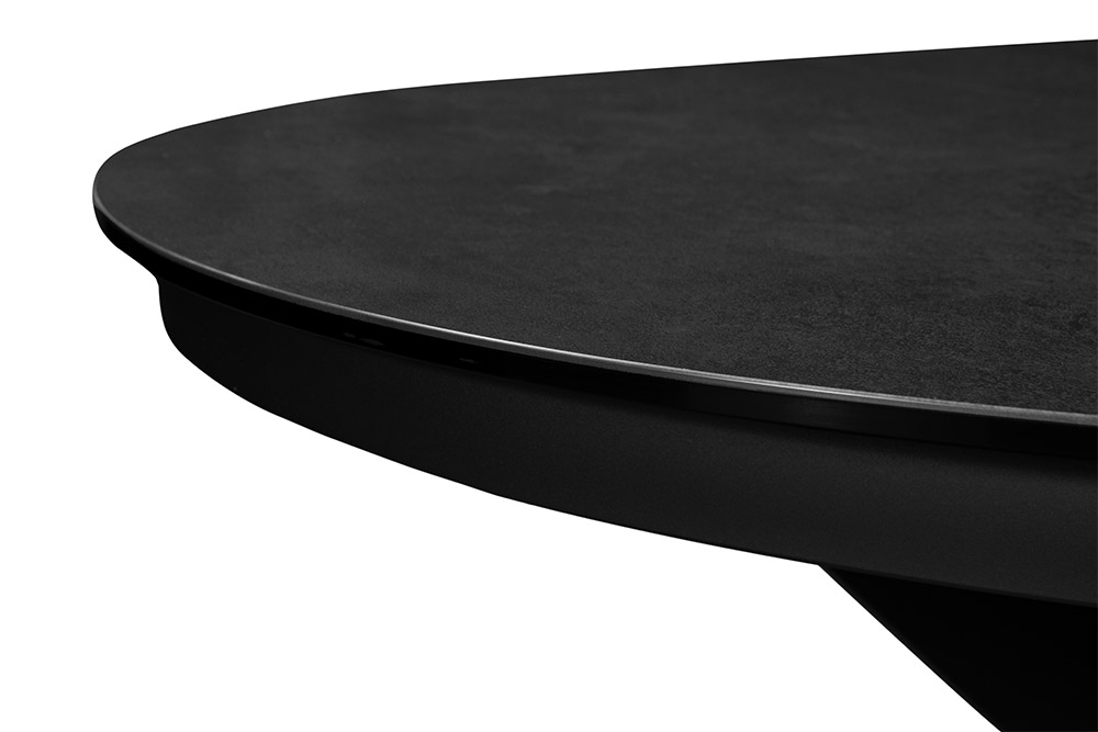 Стол обеденный раскладной ALTONA – Круглый AERO, цвет карбон, размер 120 (+40) 90473 - фото 7