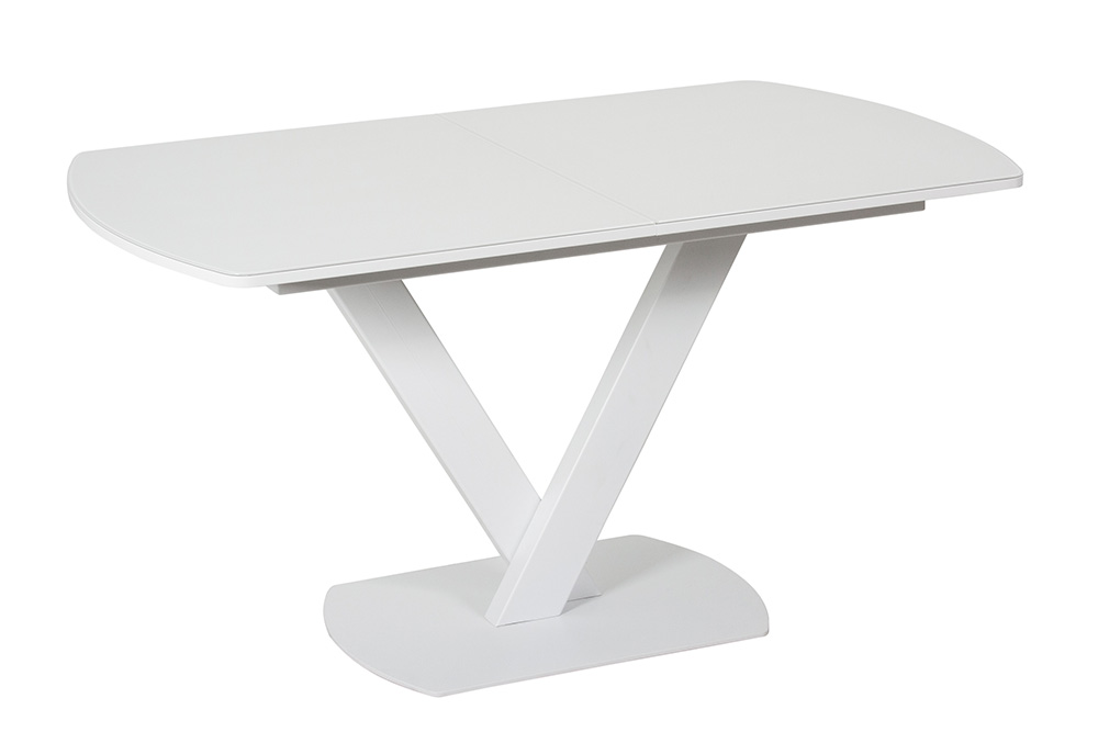 

Стол раскладной BRUNO 140 WHITE GLASS W, Белый, BRUNO