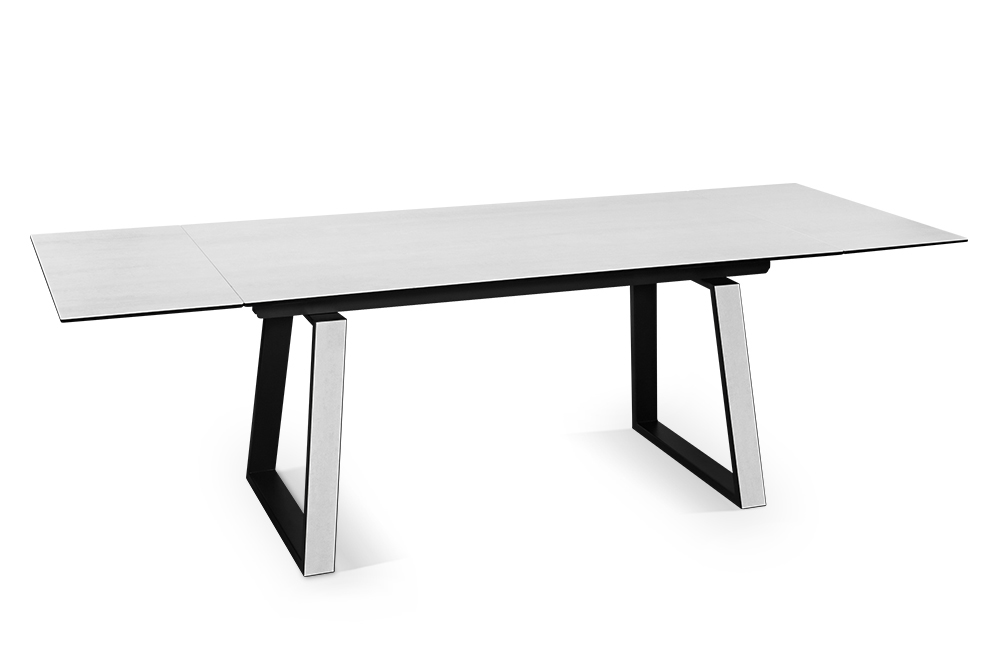 Стол обеденный раздвижной ROVENA – Прямоугольный AERO, цвет жемчужно-белый, размер 160 (+40) (+40) 73673 - фото 3