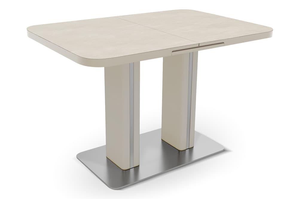 Стол лакированный обеденный раскладной DARIO – Прямоугольный AERO, цвет капучино, размер 110 (+35) 53345 - фото 1