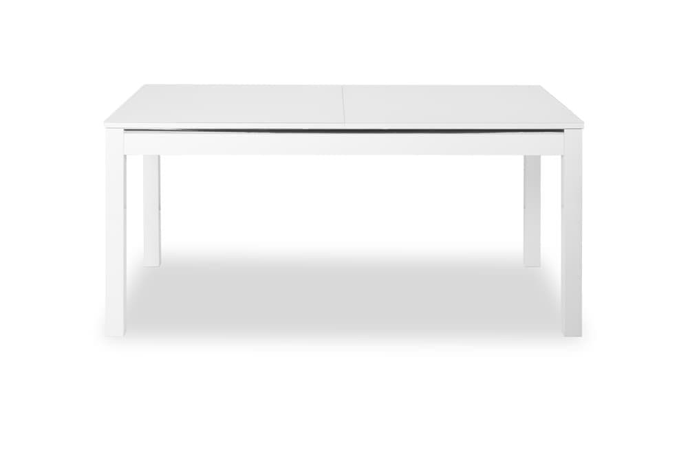 Стол обеденный раскладной BARTEN – Прямоугольный AERO, цвет белый, белое стекло, размер 160 (+64) 21758 - фото 4