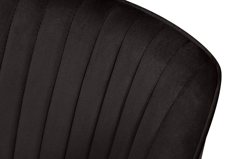 Стул обеденный металлический B141 – кофейный AERO, цвет черный, размер 63 83005 - фото 6