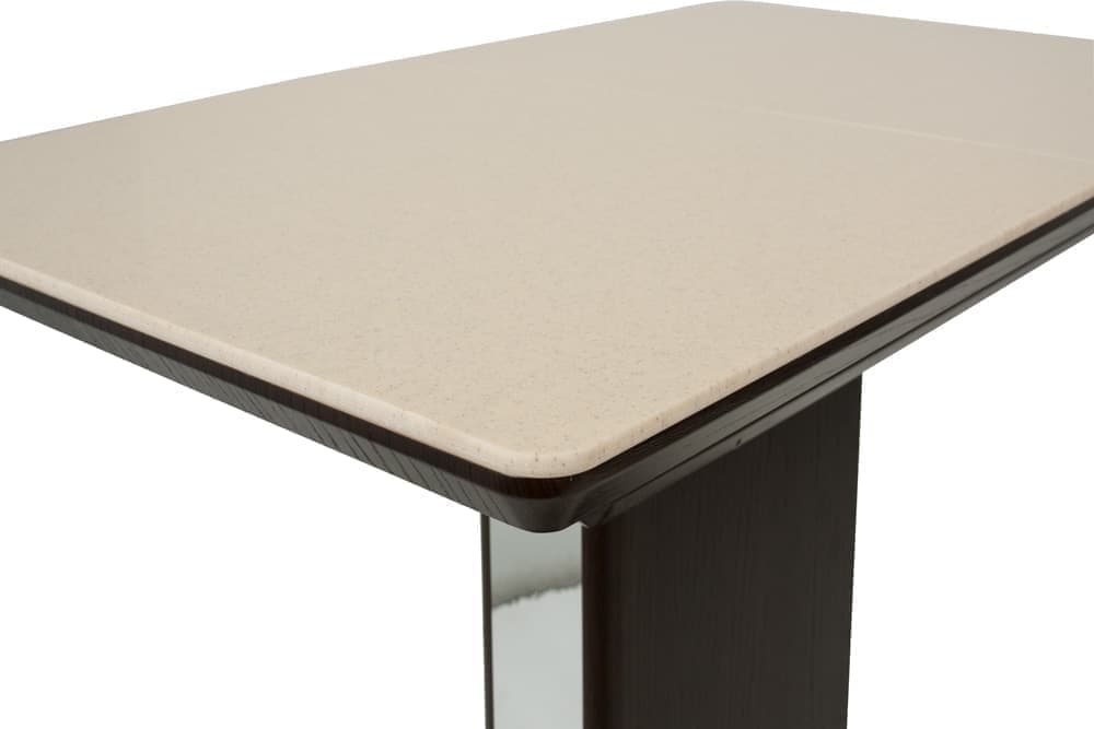 Стол кухонный раздвижной MARS – Прямоугольный AERO, цвет венге, бежевый камень, размер 110 (+31) 43183 - фото 6