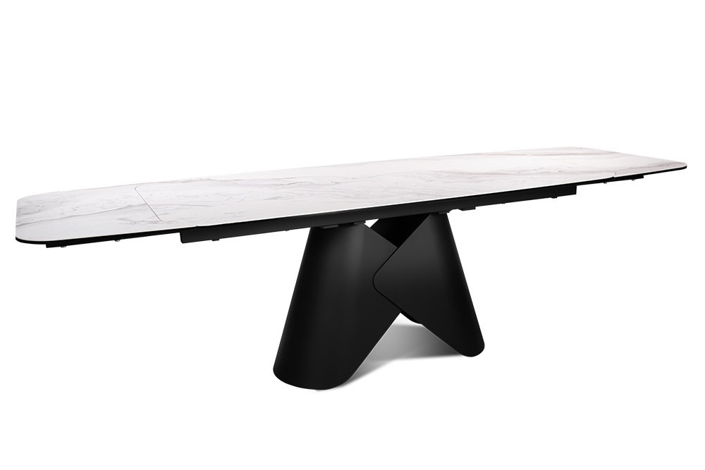 Стол обеденный раздвижной MARDRID – овальный AERO, цвет молочный, размер 180 (+40) (+40) 116854 MADRID - фото 4