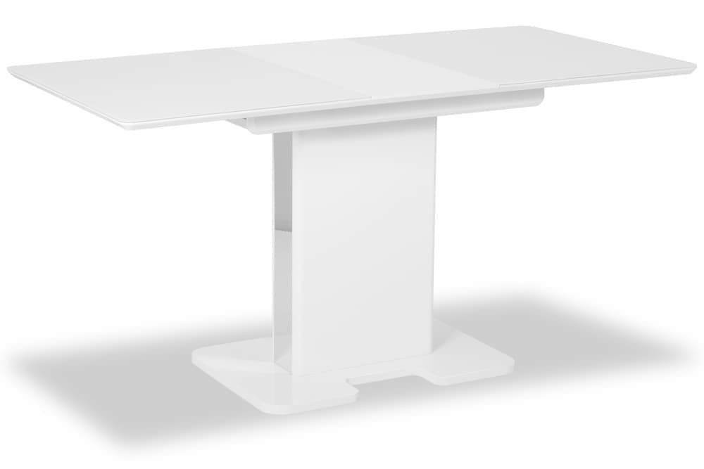 Стол кухонный раздвижной MARS – Прямоугольный AERO, цвет белый - белое стекло, размер 120 (+38) 46593 - фото 4