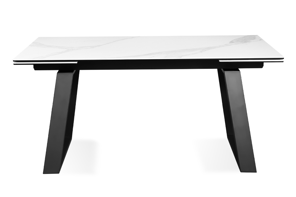 Стол обеденный раздвижной ROVENA – Прямоугольный AERO, цвет белый оникс, размер 160 (+40) (+40) 108401 - фото 3