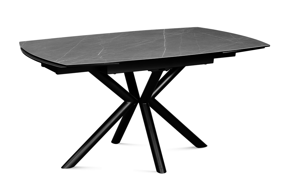 Стол обеденный раздвижной CARMEN – Прямоугольный AERO, цвет серый мрамор, размер 140 (+30) (+30)