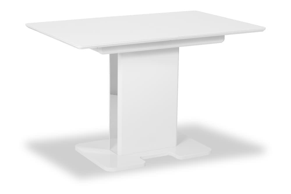 Стол кухонный раздвижной MARS – Прямоугольный AERO, цвет белый - белое стекло, размер 120 (+38) 46593 - фото 3