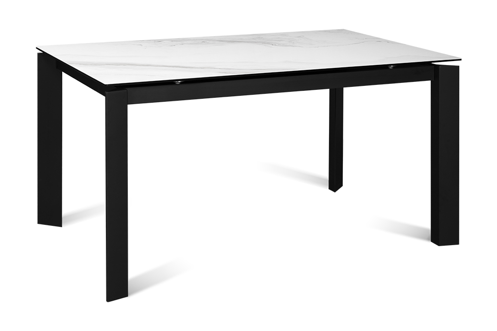 Стол обеденный раздвижной NEVADA – Прямоугольный AERO, цвет молочный, размер 140 (+50)