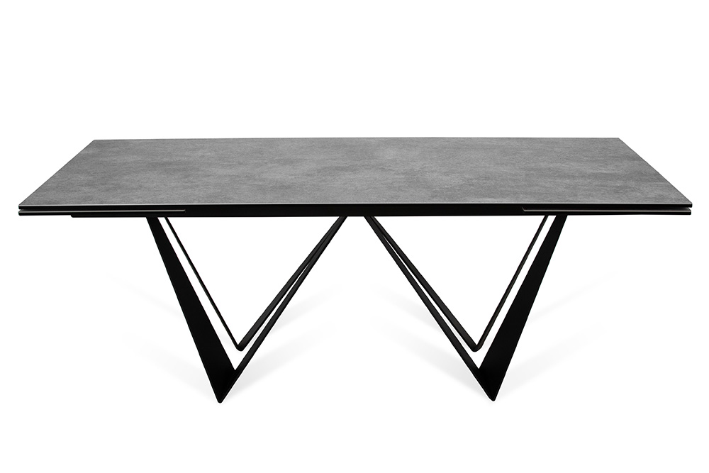 Стол обеденный раскладной PONTE – Прямоугольный AERO, цвет серый гранит, размер 200 (+50) (+50) 67465 - фото 2