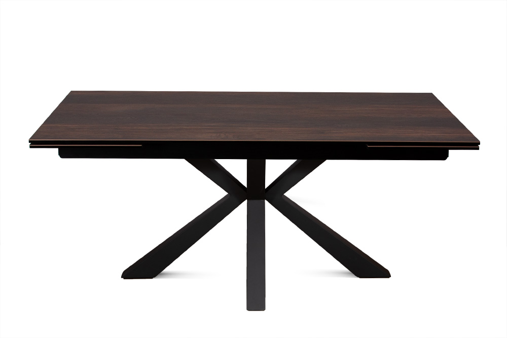 Стол обеденный раздвижной SPARTA – Прямоугольный AERO, цвет керамическая столешница - цвет темный дуб, размер 160 (+40) (+40) 54037 - фото 3