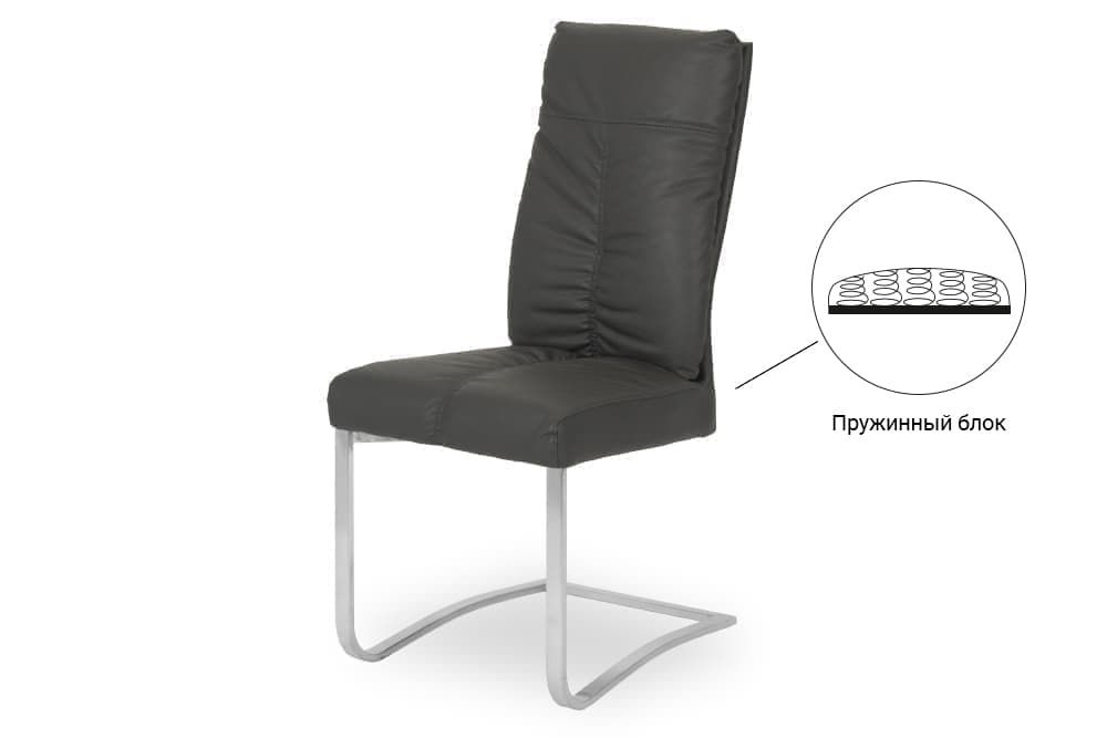 

Стул обеденный металлический B160 – серый, B160