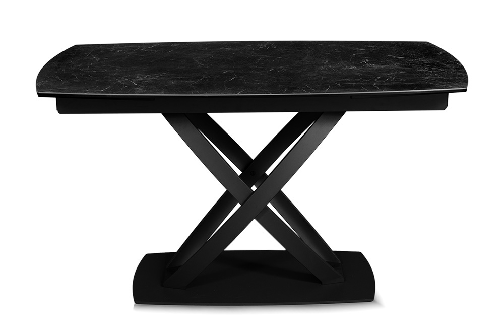Стол обеденный раздвижной TULUM– Прямоугольный AERO, цвет темно-серый палладий, размер 140 (+35)(+35) 95268 - фото 4