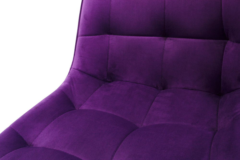 Стул обеденный металлический B104 – фиолетовый AERO, цвет черный, размер 65 62820 - фото 5