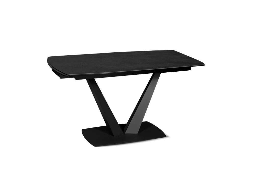 Стол обеденный раскладной CHALET– карбон AERO, цвет черный, размер 120 (+29,5) (+29,5) 76137 - фото 2