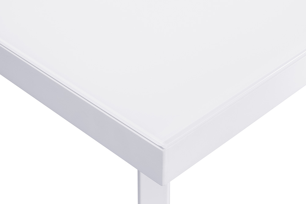 Стол раскладной TOMAS 120 WHITE GLASS - прямоугольный AERO, цвет белый, размер 120 (+40) 77156 - фото 3