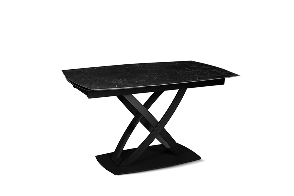 Стол обеденный раздвижной TULUM– Прямоугольный AERO, цвет темно-серый палладий, размер 140 (+35)(+35) 95268 - фото 2