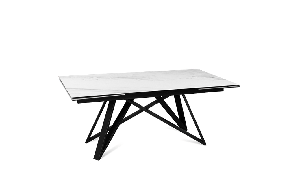 Стол обеденный раздвижной BALTIMORE – Прямоугольный AERO, цвет молочный, размер 180 (+50) (+50) 100590 - фото 2