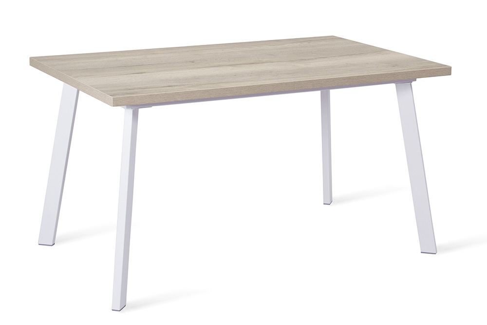 

Стол раскладной TOMAS 120 WHITE WOOD - прямоугольный, Светлый дуб, TOMAS
