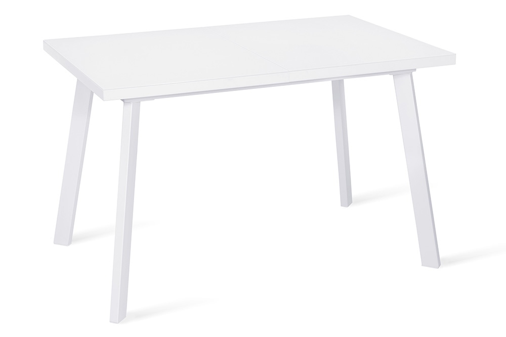 

Стол раскладной TOMAS 120 WHITE GLASS - прямоугольный, Белый, TOMAS