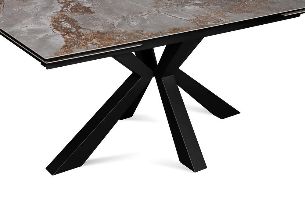 Стол обеденный раздвижной SPARTA – Прямоугольный AERO, цвет серый камень, размер 160 (+40) (+40) 111798 - фото 8