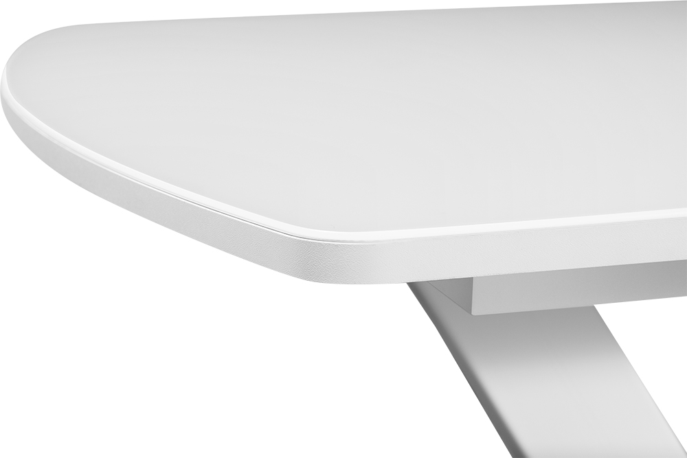 Стол раскладной BRUNO 120 WHITE SILK W AERO, цвет белый шелк, размер 120 (+40) 98590 - фото 7