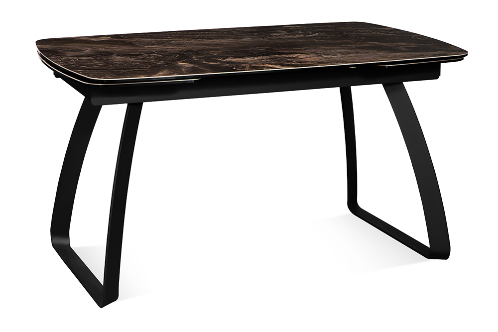 Стол обеденный раздвижной SUOMI – Прямоугольный AERO, цвет темно-коричневый доломит, размер 140 (+35) (+35)