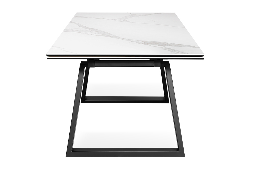 Стол обеденный раздвижной ROVENA – Прямоугольный AERO, цвет белый оникс, размер 200 (+50) (+50) 108402 - фото 2