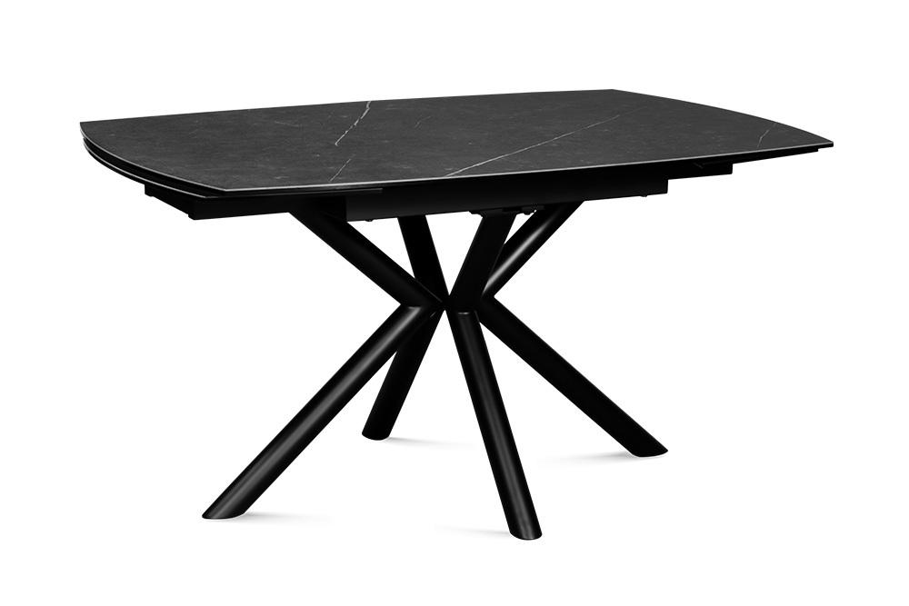 Стол обеденный раздвижной CARMEN – Прямоугольный AERO, цвет темно-серый, размер 140 (+30) (+30)