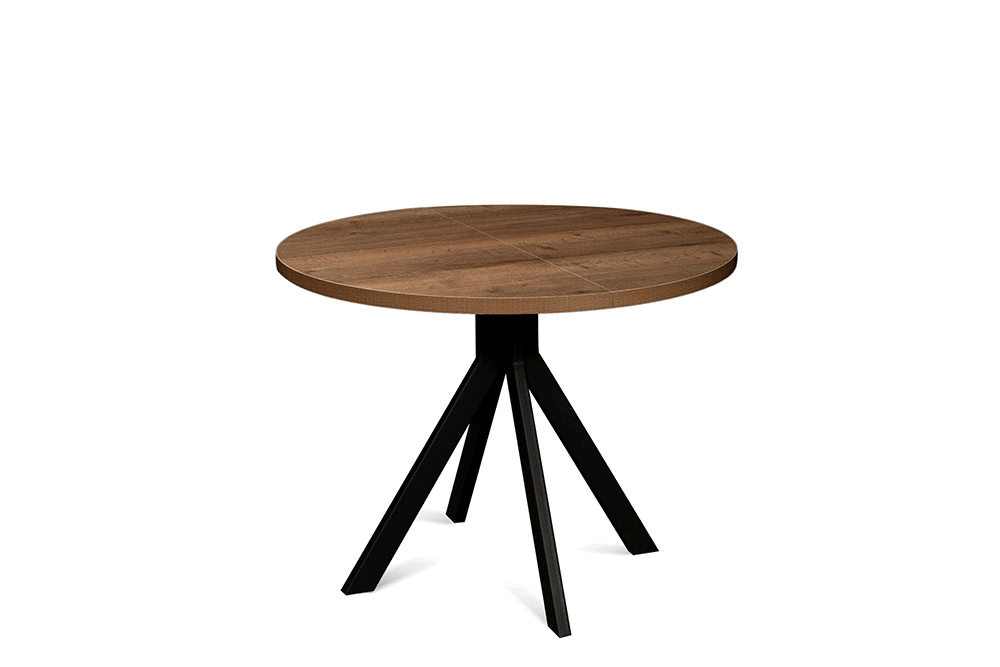 Стол раскладной OSAKA 100 ANTIC WOOD BK AERO, цвет дуб антик, размер 100 (+35) 87877 - фото 2