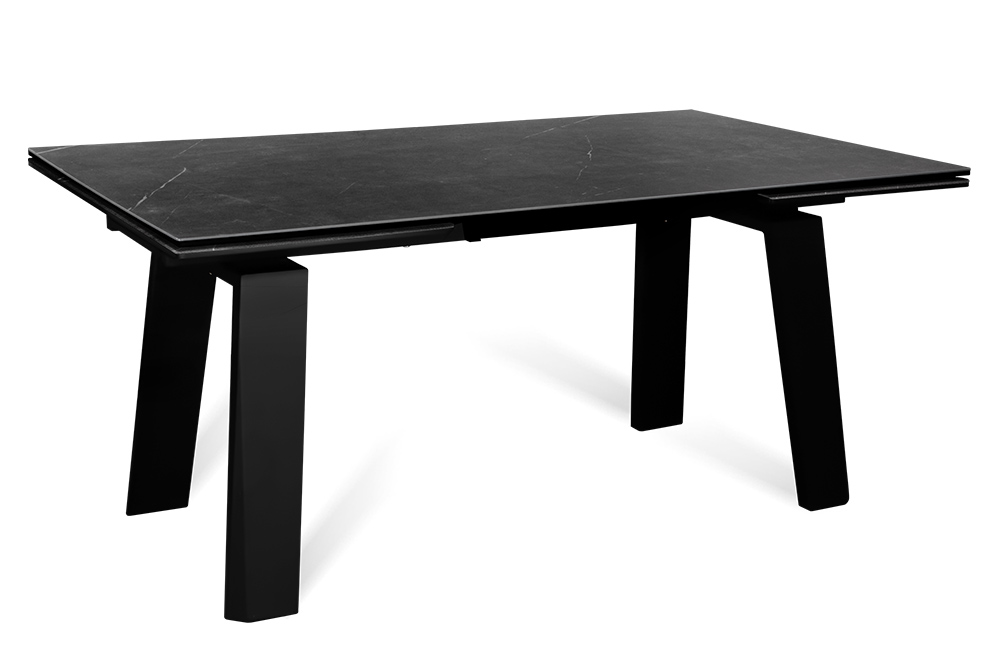 Стол обеденный раздвижной PANAMA – Прямоугольный AERO, цвет темно-серый, размер 160 (+40) (+40)