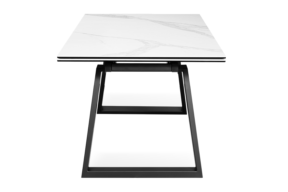 Стол обеденный раздвижной ROVENA – Прямоугольный AERO, цвет белый оникс, размер 160 (+40) (+40) 108401 - фото 2