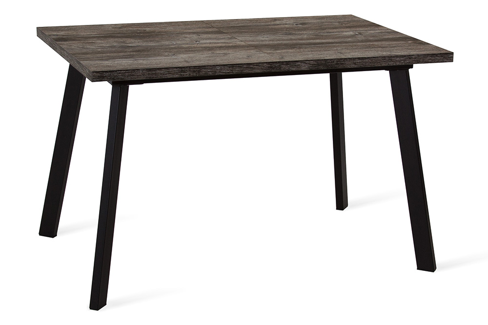 

Стол раскладной TOMAS 120 SMOKE WOOD BK - прямоугольный, Дымчатый дуб, TOMAS