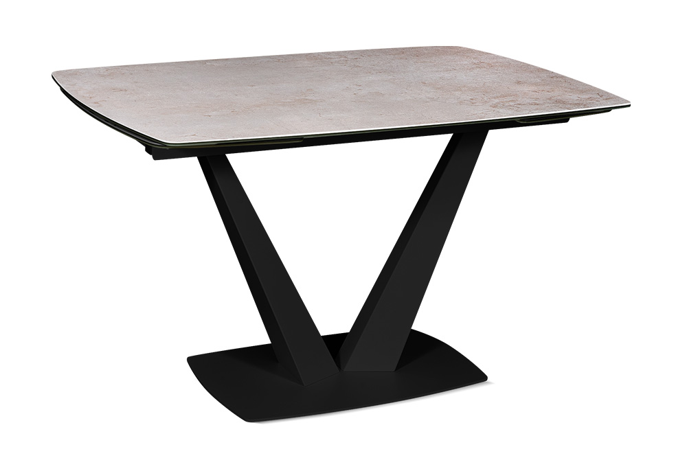 Стол обеденный раскладной CHALET– Прямоугольный AERO, цвет бежевая скала, размер 120 (+29,5) (+29,5)
