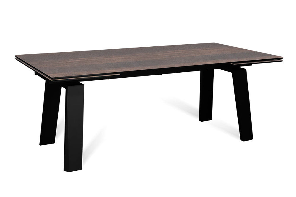 Стол обеденный раздвижной PANAMA – Прямоугольный AERO, цвет темный дуб, размер 200 (+50) (+50)