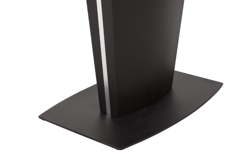 Стол обеденный раскладной PARIS – Прямоугольный AERO, цвет керамическая столешница - цвет базальт, черный лак, размер 120 (+40) 50786 - фото 6