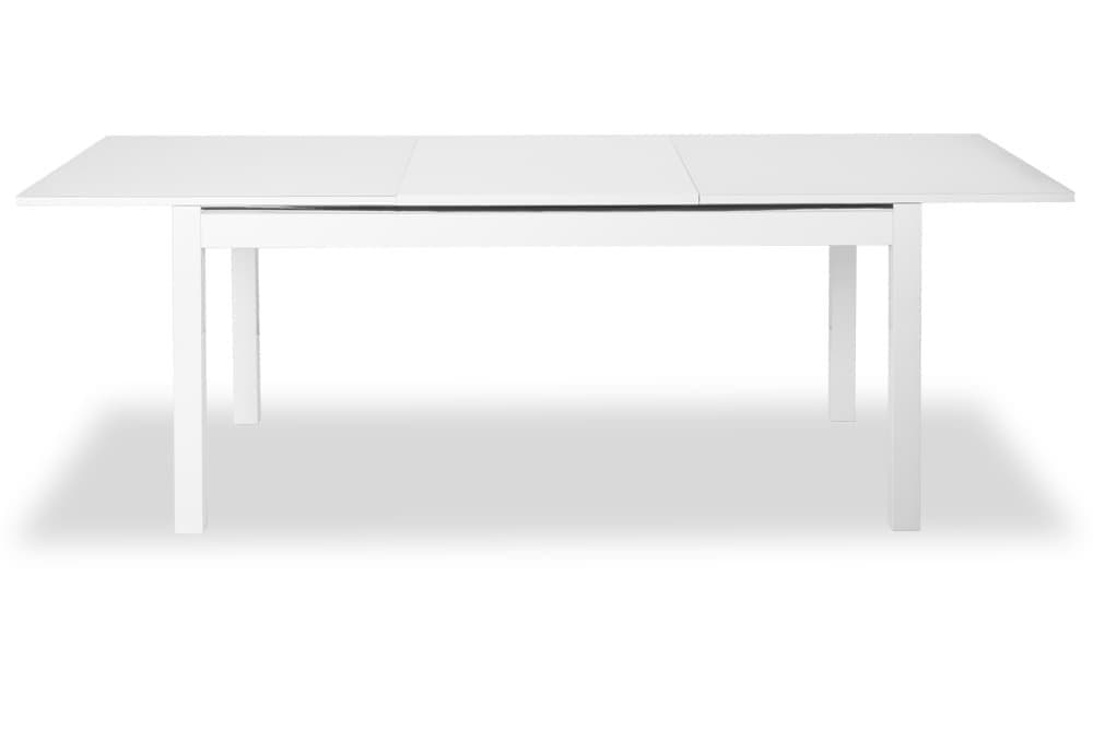 Стол обеденный раскладной BARTEN – Прямоугольный AERO, цвет белый, белое стекло, размер 160 (+64) 21758 - фото 3