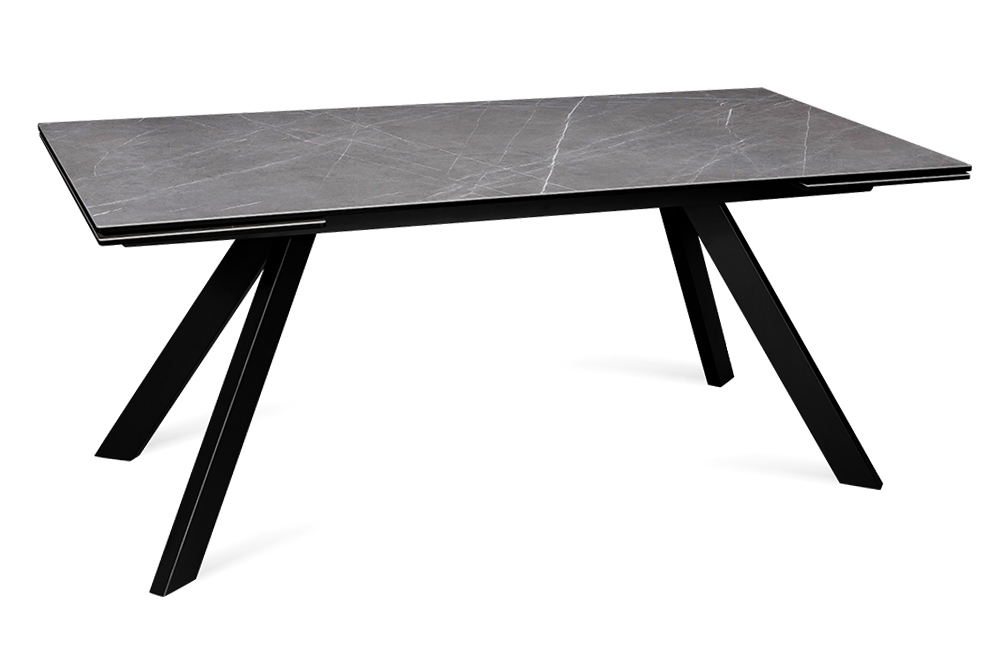 Стол обеденный раздвижной OKINAWA - Прямоугольный AERO, цвет серый мрамор, размер 180 (+40) (+40)