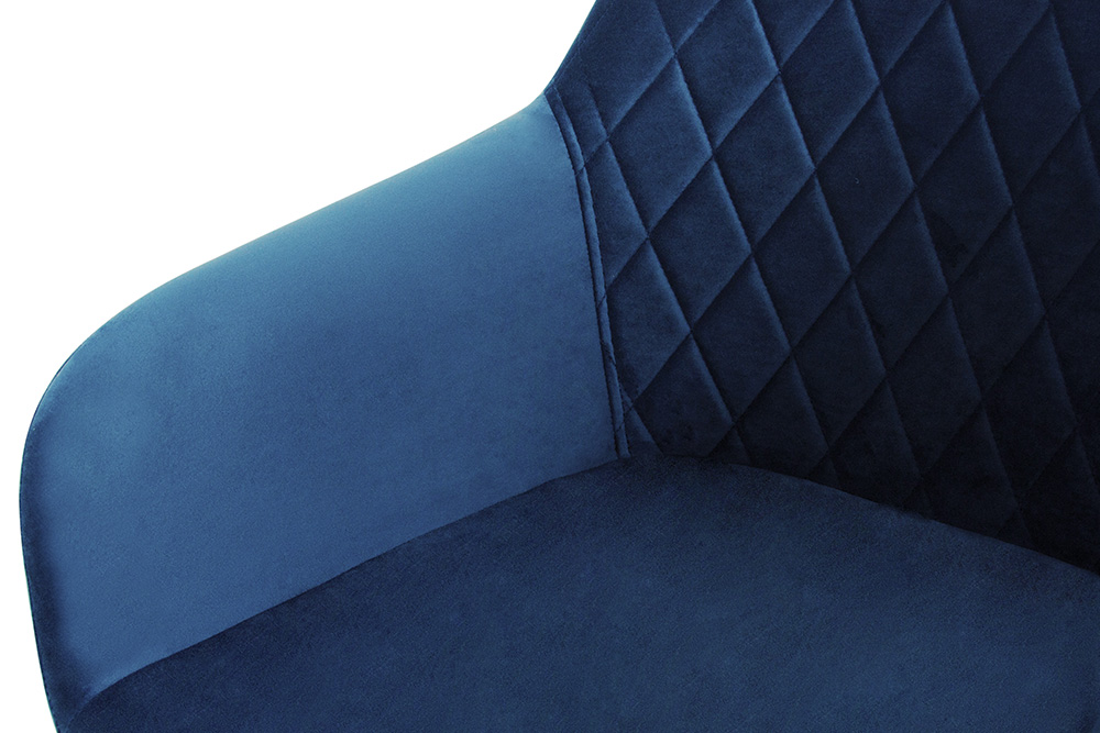 Стул обеденный металлический B145 – темно - синий AERO, цвет черный, размер 57 66104 - фото 6