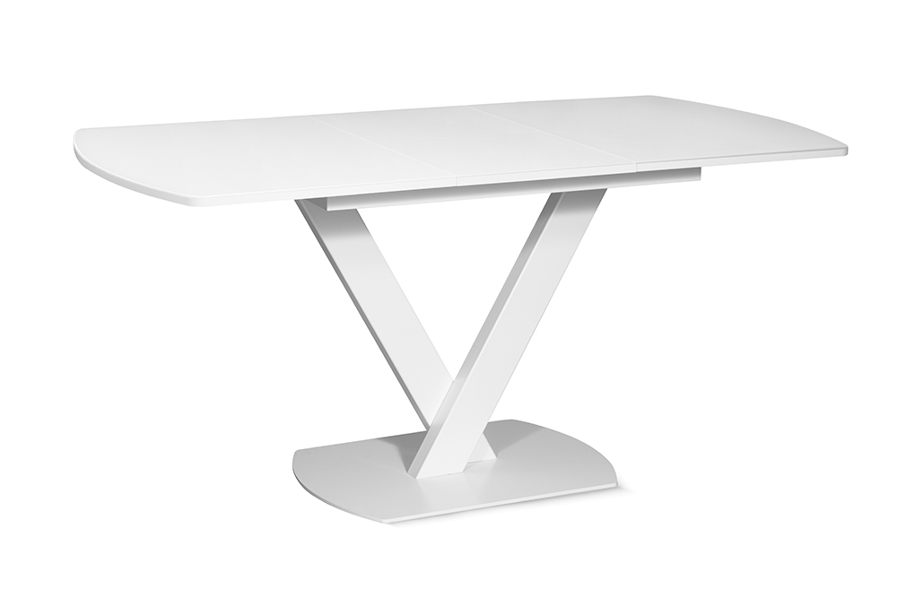 Стол раскладной BRUNO 120 WHITE SILK W AERO, цвет белый шелк, размер 120 (+40) 98590 - фото 5