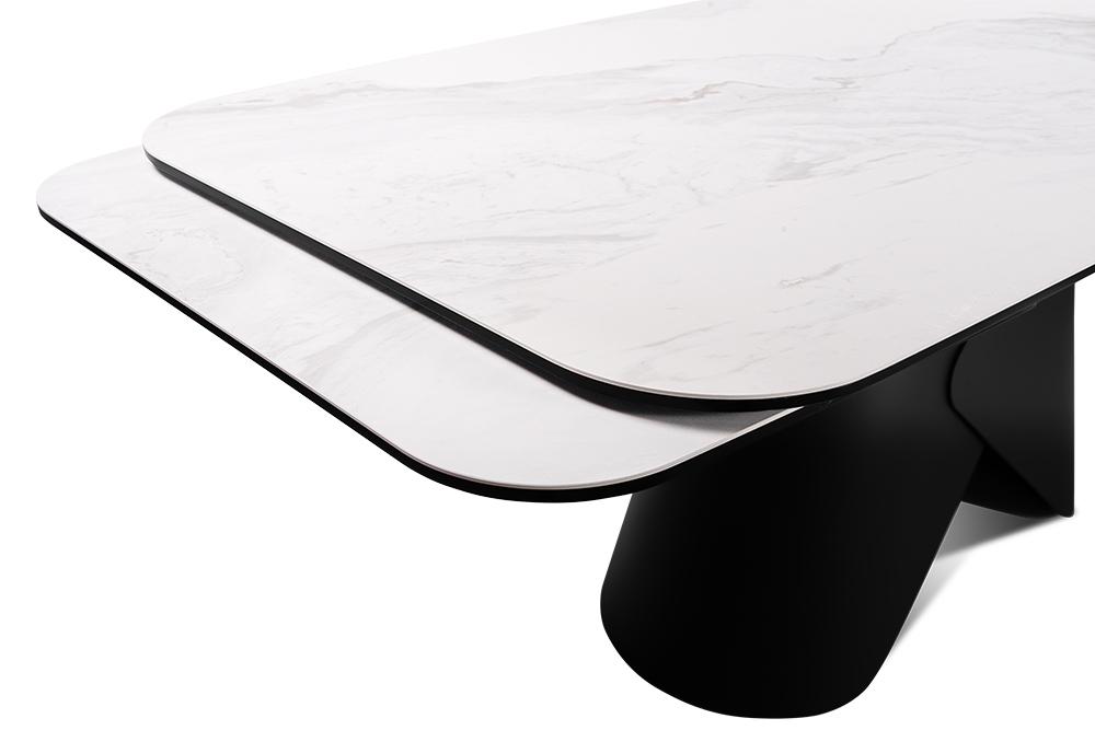 Стол обеденный раздвижной MARDRID – овальный AERO, цвет молочный, размер 180 (+40) (+40) 116854 MADRID - фото 6