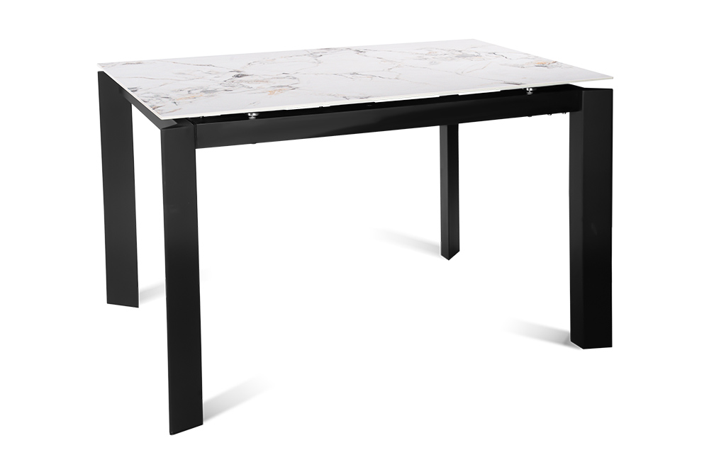 Стол обеденный раздвижной SKY – Прямоугольный AERO, цвет белый нефрит, размер 120 (+50)
