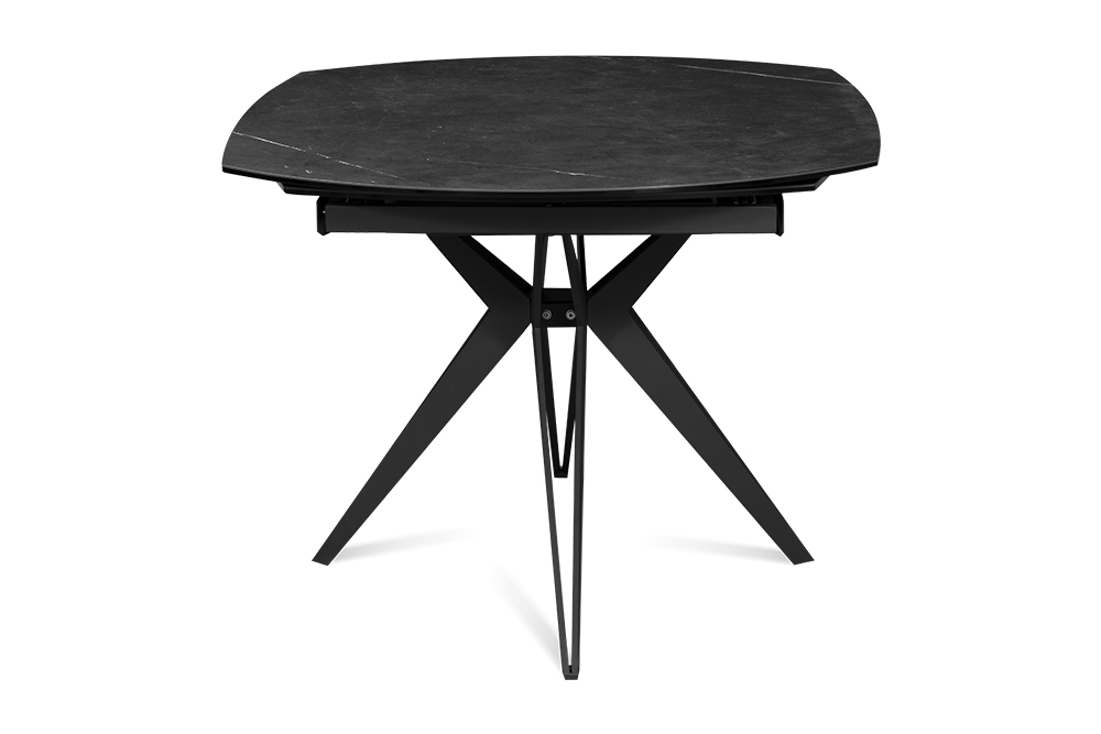 Стол обеденный раскладной BRUGGE – Круглый AERO, цвет темно-серый, размер 130 (+30) (+30) 100222 - фото 3