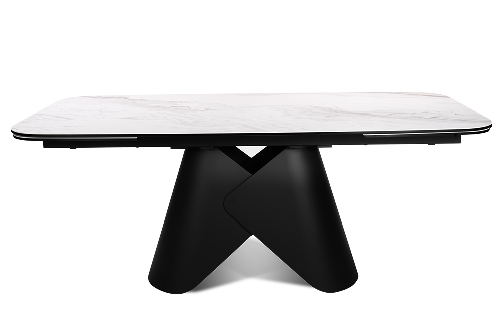 Стол обеденный раздвижной MARDRID – овальный AERO, цвет молочный, размер 180 (+40) (+40) 116854 MADRID - фото 3