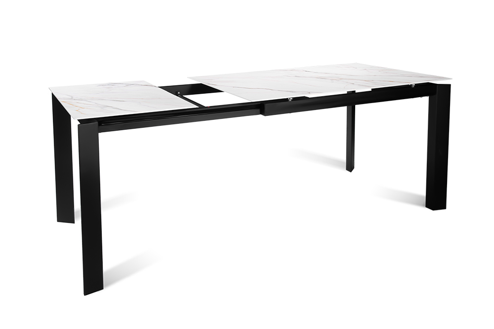 Стол обеденный раздвижной SKY – Прямоугольный AERO, цвет позолоченный белый, размер 120 (+50) 116850 - фото 6