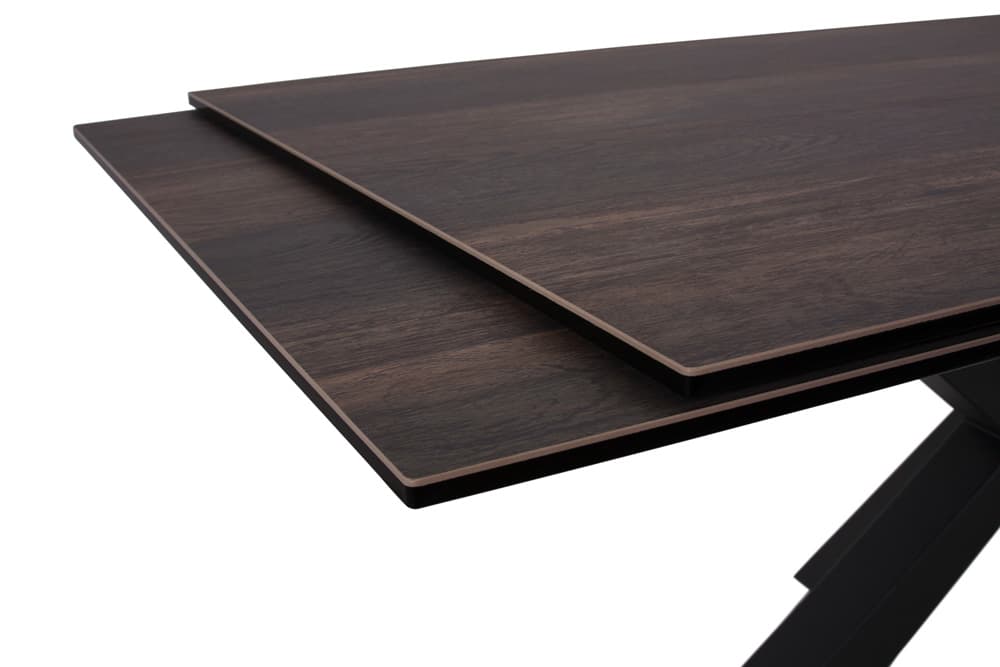 Стол обеденный раздвижной SPARTA – Прямоугольный AERO, цвет керамическая столешница - цвет темный дуб, размер 160 (+40) (+40) 54037 - фото 5