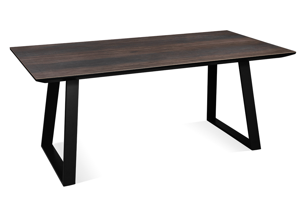 

Стол раскладной SYLT 180 DARK OAK CER - прямоугольный, Темный дуб, SYLT