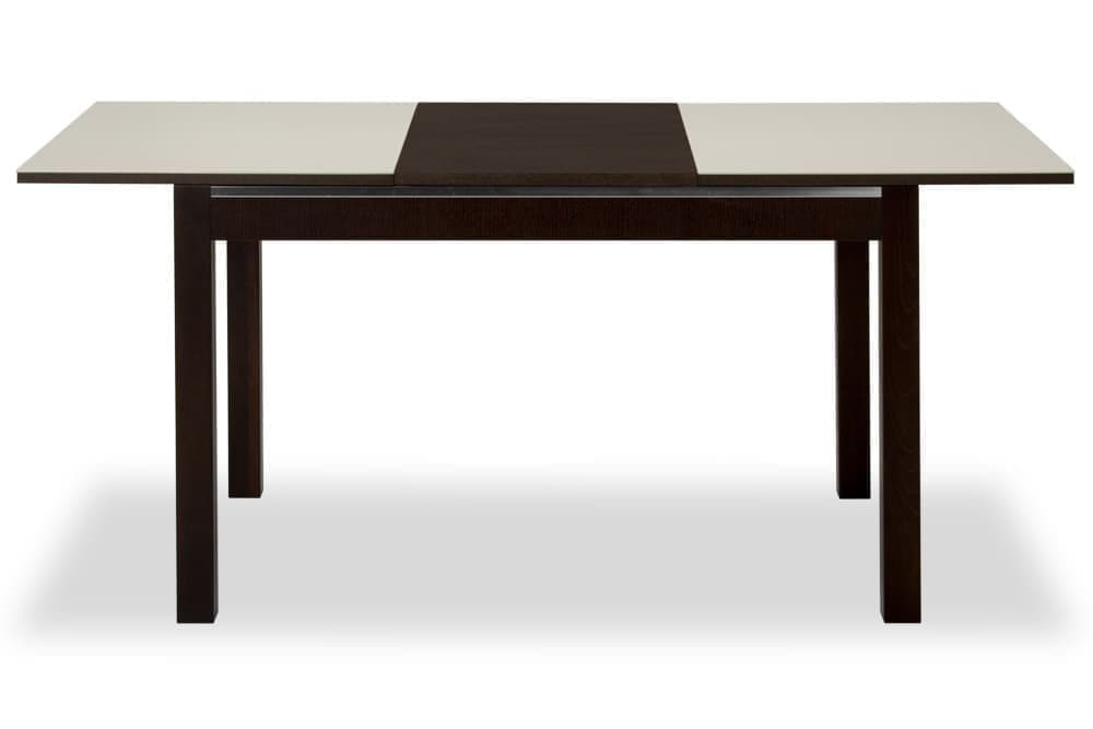Стол кухонный раскладной BARTEN – Прямоугольный AERO, цвет венге - стекло капучино, размер 120 (+48,5) 19843 - фото 3