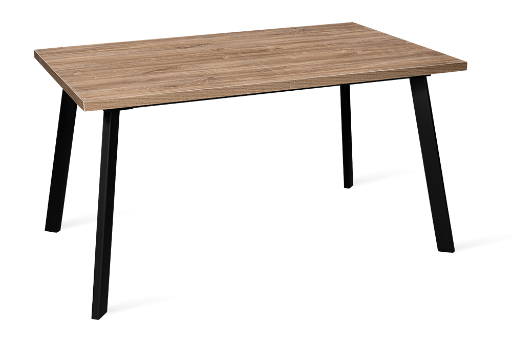 

Стол раскладной TOMAS 140 VINTAGE WOOD BK - прямоугольный, Винтажный дуб, TOMAS